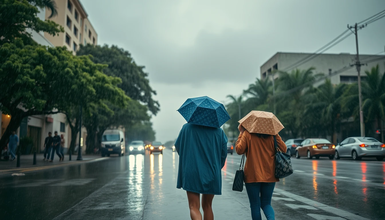Chuva e ventos intensos: alerta no Sul do país